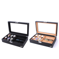 Луксозна кутия за часовници и очила в два цвята - D40-D41 - Sellzone.bg Луксозна кутия за часовници и очила в два цвята - D40-D41